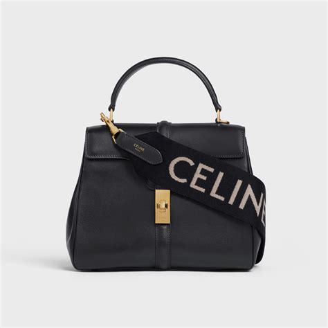 celine black strap|Celine straps.